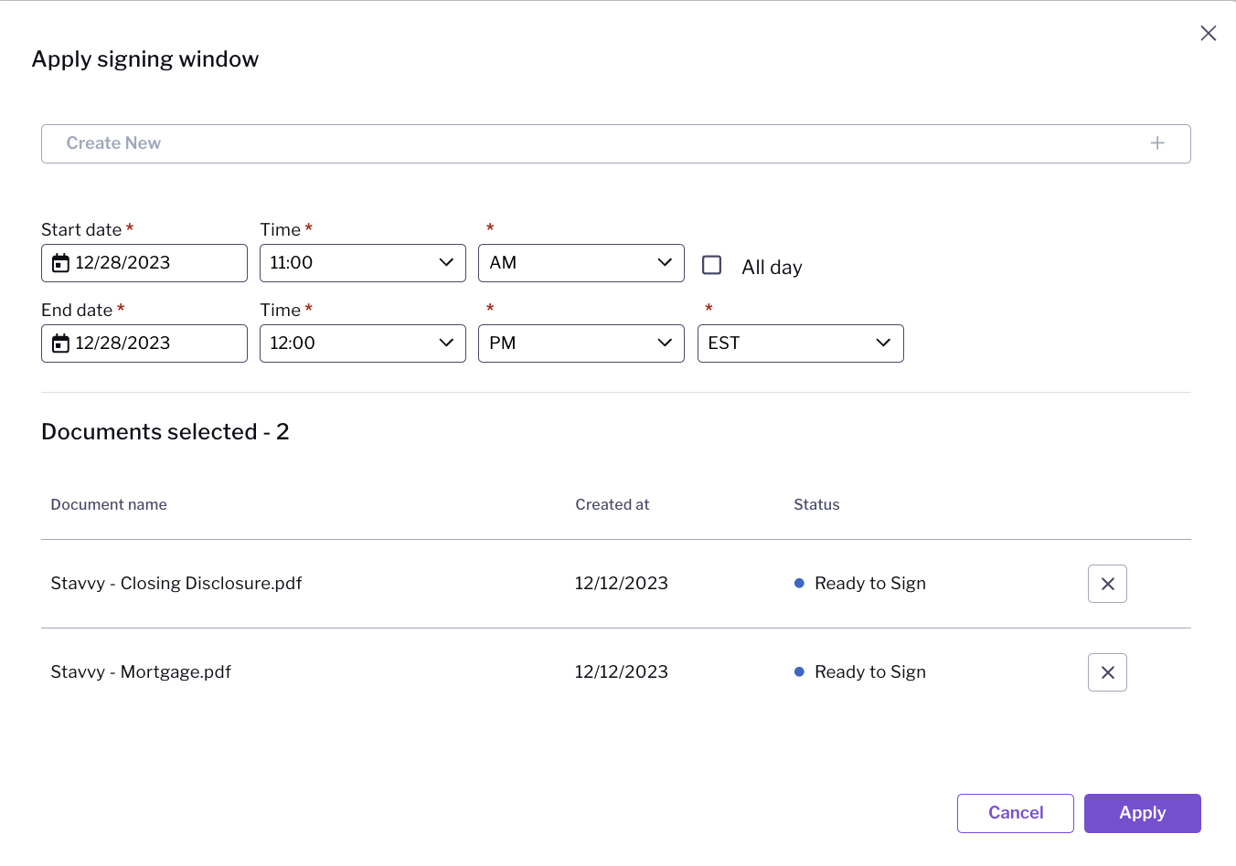 Document Signing Windows – Stavvy Help Center